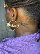 Load image into Gallery viewer, Custom Diamond Hoop Earrings