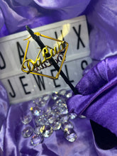 Load image into Gallery viewer, Custom Diamond Hoop Earrings