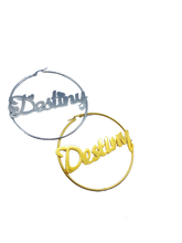 Load image into Gallery viewer, OG Custom Hoop Earrings