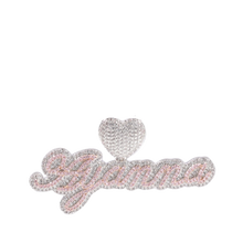 Load image into Gallery viewer, Luxed Heart Bling Nameplate 1.0