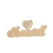 Load image into Gallery viewer, Luxed Heart Bling Nameplate 1.0
