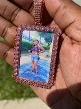 Load image into Gallery viewer, Diamond Square Picture Pendent