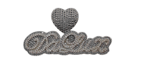 Load image into Gallery viewer, Luxed Heart Bling Nameplate 1.0
