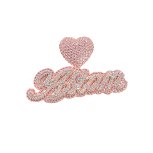 Load image into Gallery viewer, Luxed Heart Bling Nameplate 2.0

