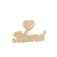 Load image into Gallery viewer, Luxed Heart Bling Nameplate 1.0

