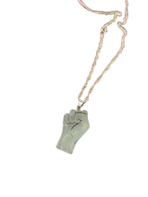 Load image into Gallery viewer, Black Power Necklace✊🏾
