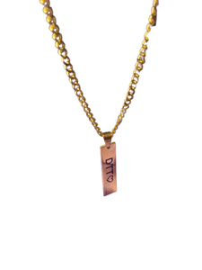 Custom Tag Necklace