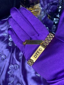 Custom Tag & Cuban Bracelet Set