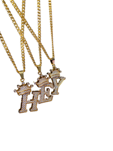 Da'Lux Crowned Pendent Chain