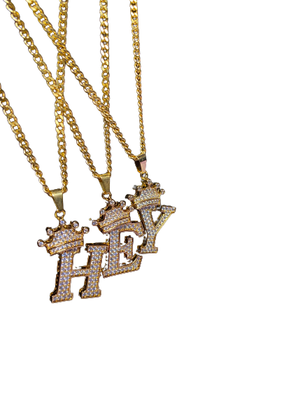 Da'Lux Crowned Pendent Chain
