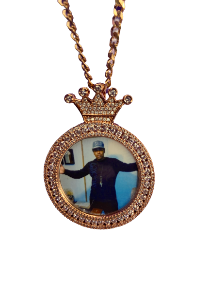 Crowned Picture Pendant